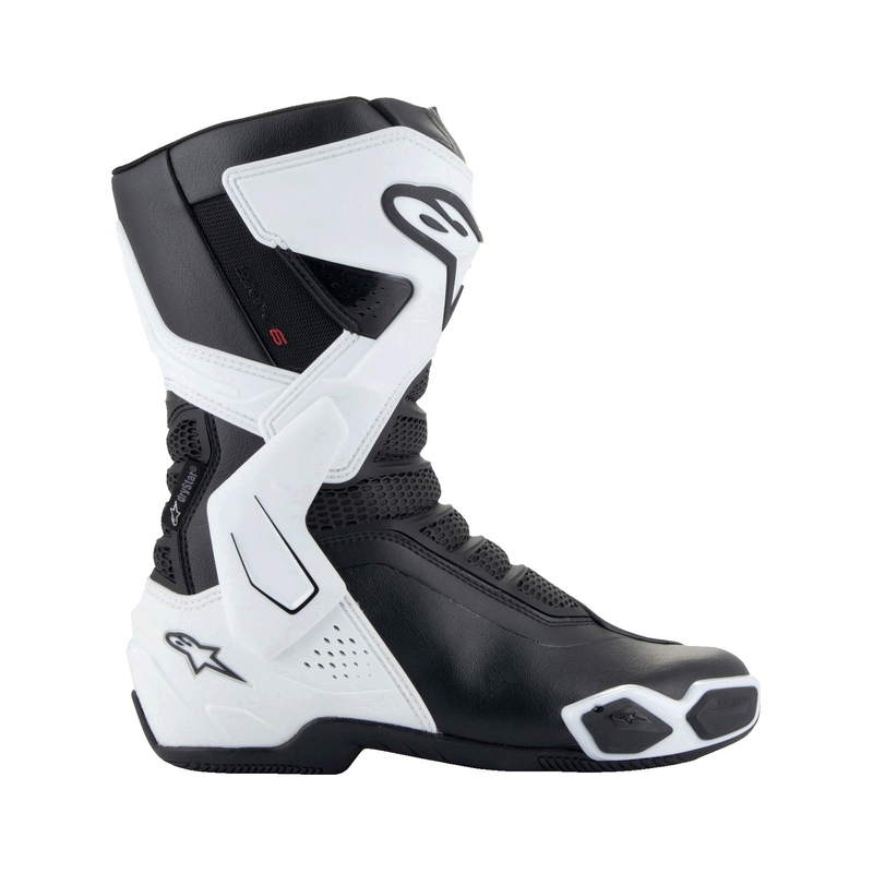 Botas de moto mujer Alpinestars Stella SMX-6 3 Drystar blanco-negro
