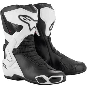 Botas de moto mujer Alpinestars Stella SMX-6 3 Drystar blanco-negro