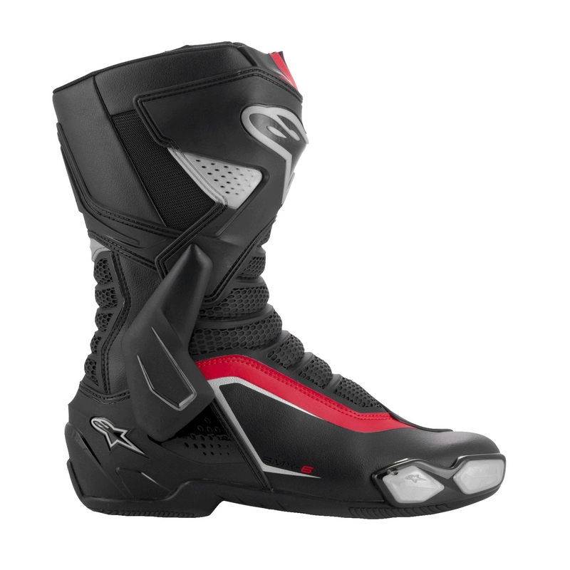 Botas de moto Alpinestars SMX-6 3 negro-plata-rojo