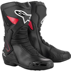 Botas de moto Alpinestars SMX-6 3 Drystar negro-rojo