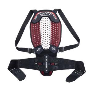 Protector espinal Alpinestars Nucleon Plasma negro-blanco-rojo