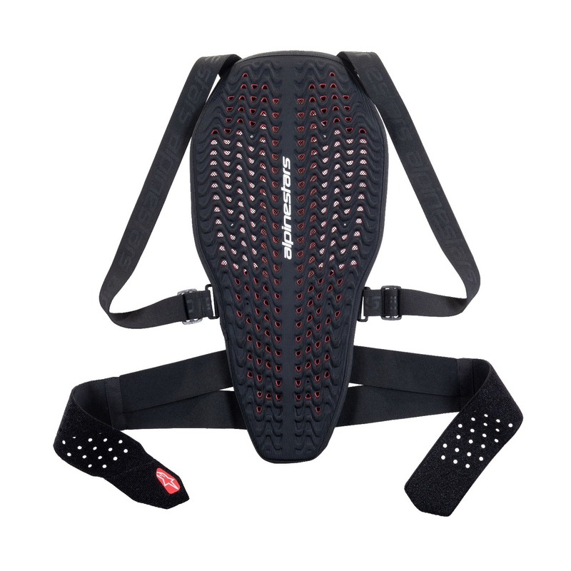 Protector espinal Alpinestars Nucleon Plasma negro-blanco-rojo