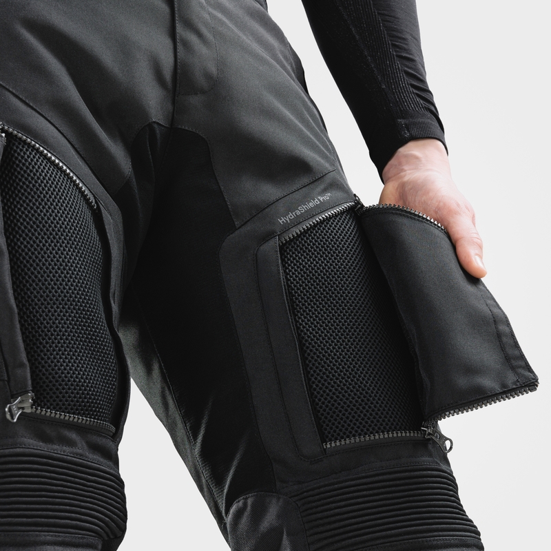 Rebelhorn Cubby V pantalones de moto negro extendido