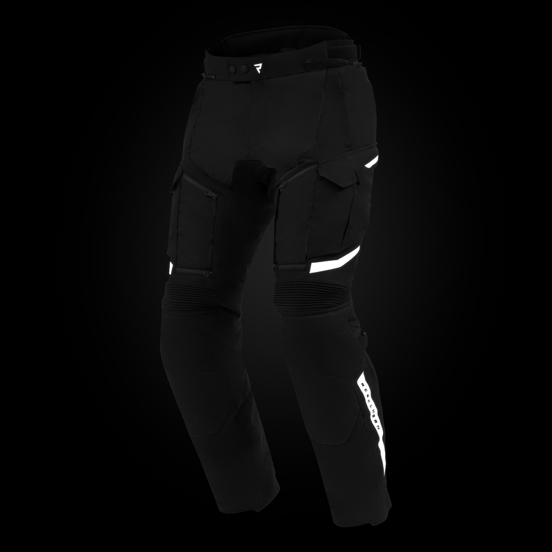 Rebelhorn Cubby V pantalones de moto negro extendido