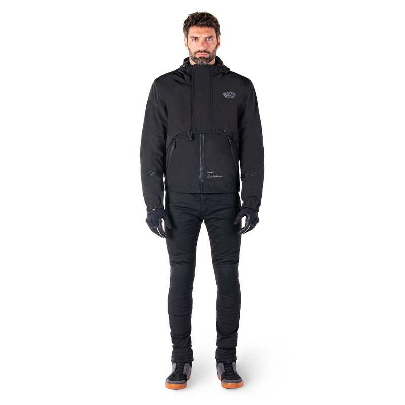 Chaqueta de moto Alpinestars Mootant Waterproof Parka negro