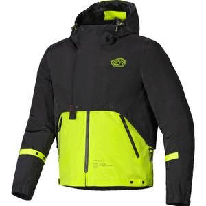 Chaqueta de moto Alpinestars Mootant Waterproof Parka negro-amarillo fluo