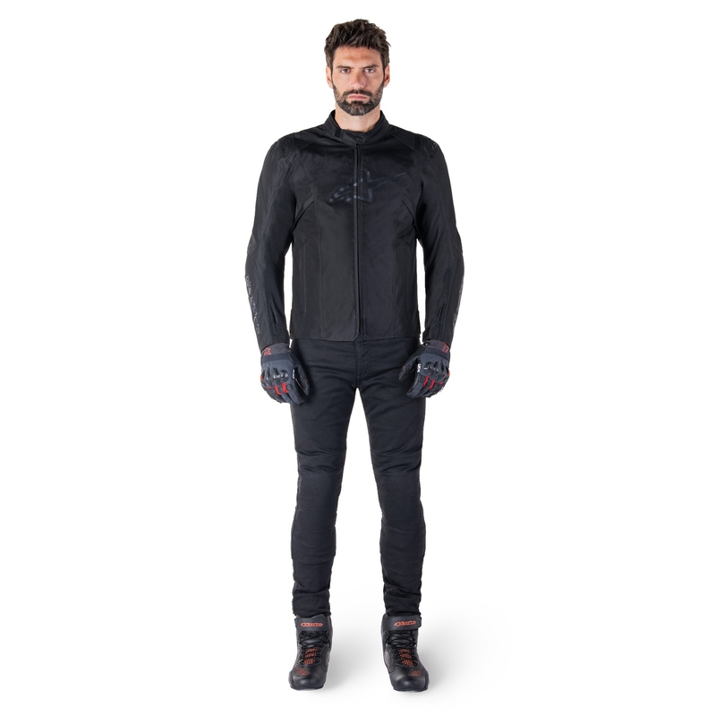 Chaqueta de moto Alpinestars T-SPS 2 Impermeable negro-negro