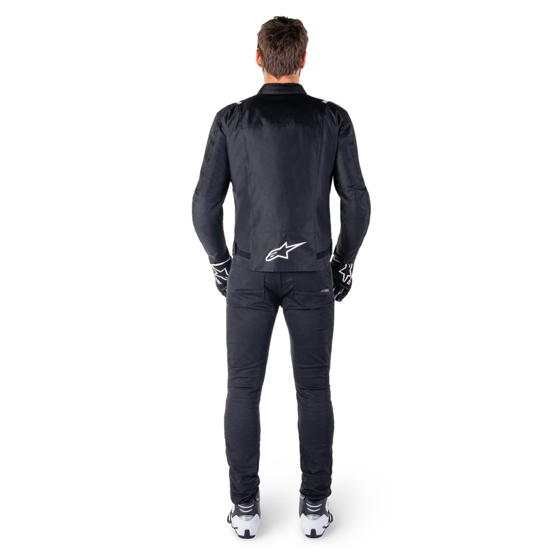 Chaqueta de moto Alpinestars T-SPS 2 Waterproof negro-blanco