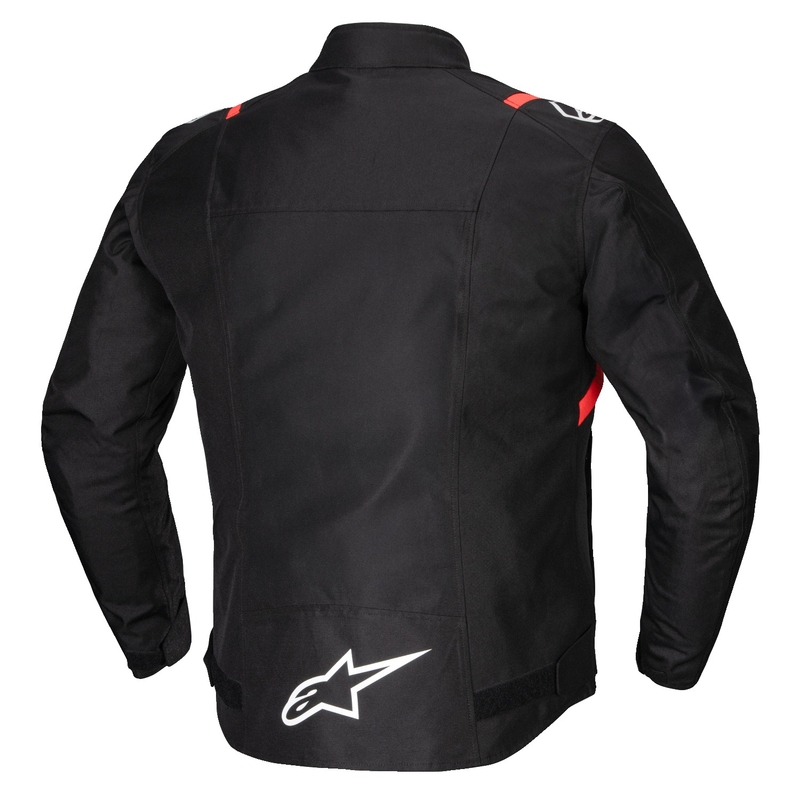 Chaqueta de moto Alpinestars T-SPS 2 Waterproof negro-blanco-rojo fluo
