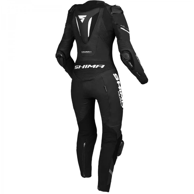 Mono de una pieza para mujer Shima Miura RS negro-blanco