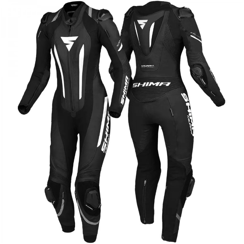 Mono de una pieza para mujer Shima Miura RS negro-blanco
