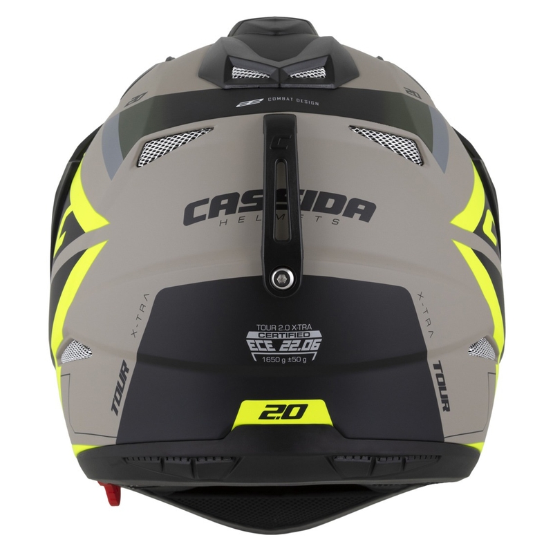 Casco enduro Cassida Tour 2.0 X-tra mate arena-fluo amarillo-verde-negro