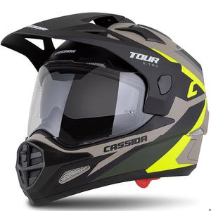 Casco enduro Cassida Tour 2.0 X-tra mate arena-fluo amarillo-verde-negro