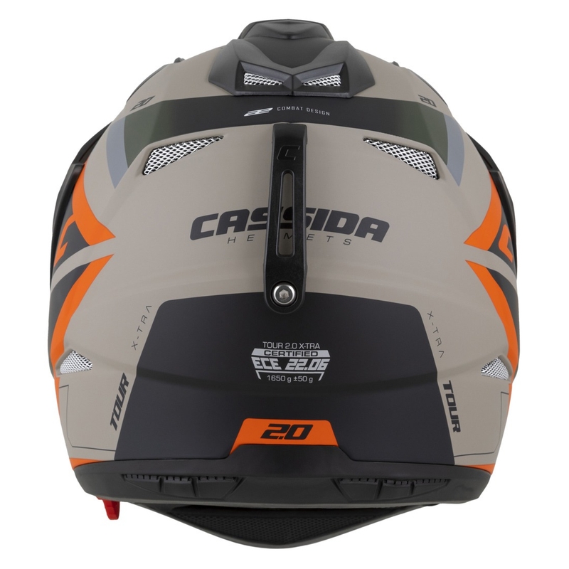 Casco enduro Cassida Tour 2.0 X-tra mate arena-naranja-verde-negro