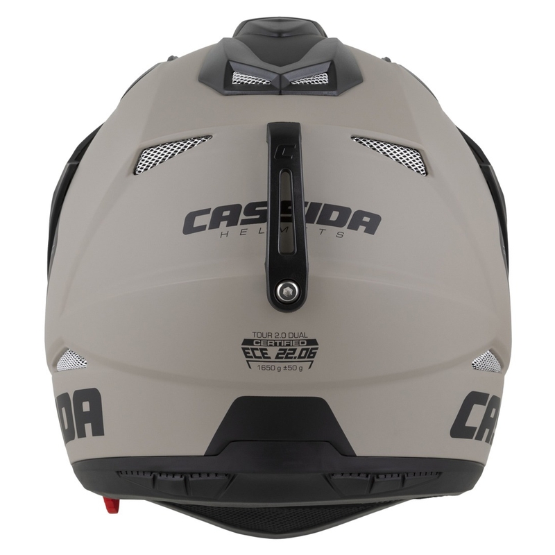 Casco enduro Cassida Tour 2.0 Dual arena mate-negro