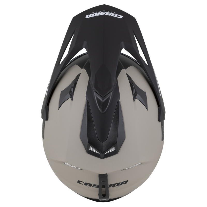 Casco enduro Cassida Tour 2.0 Dual arena mate-negro