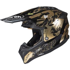 Casco de motocross Airoh Aviator 3.0 &quot;TC 222 THE LEGEND&quot; negro-oro