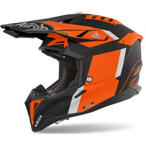 Casco de motocross Airoh Aviator 3 Glory naranja mate