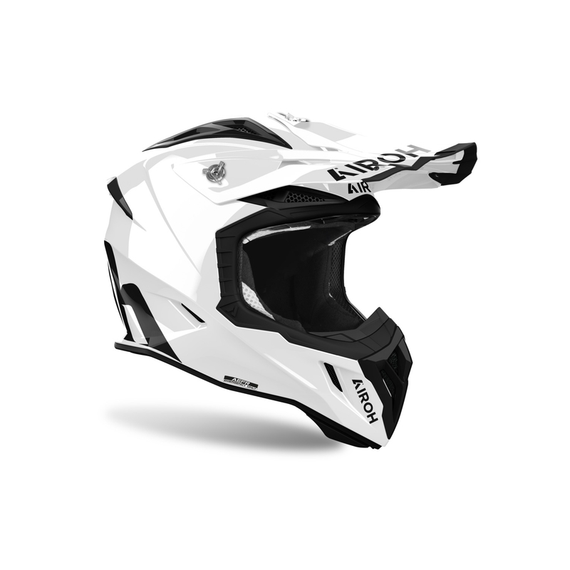 Casco de motocross Airoh Aviator ACE 2 Color blanco brillante