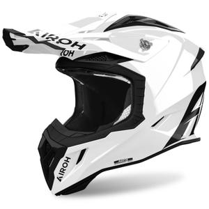 Casco de motocross Airoh Aviator ACE 2 Color blanco brillante