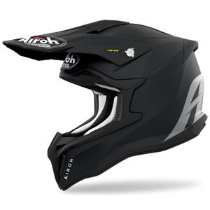 Casco motocross Airoh Strycker Color negro mate liquidación