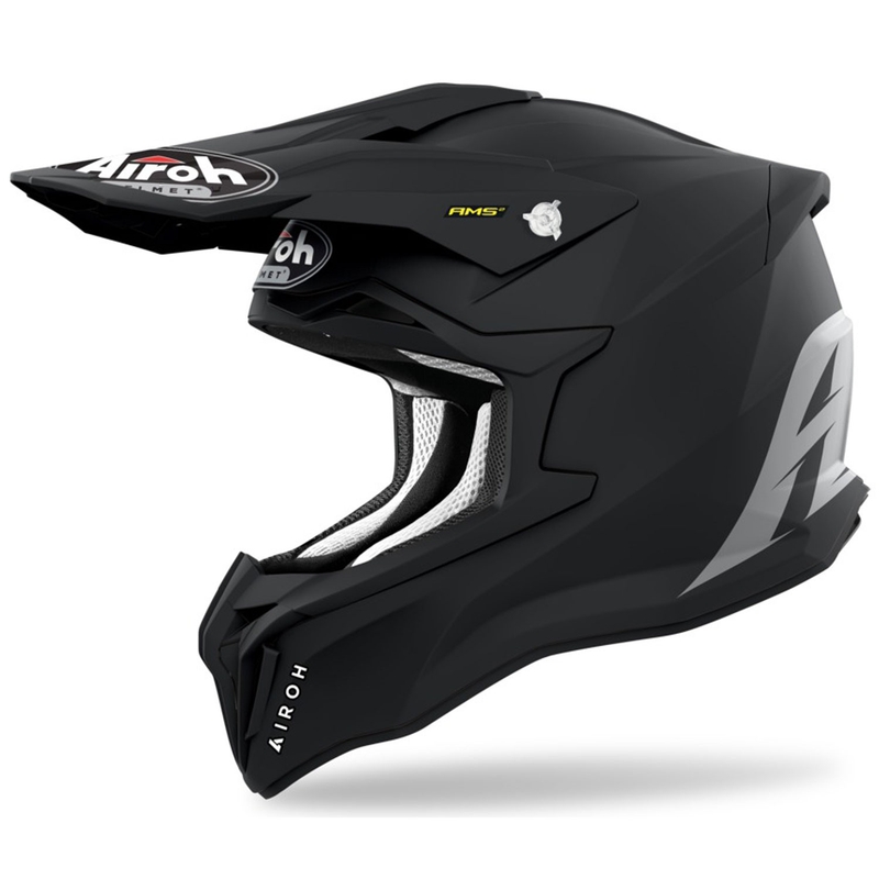 Casco motocross Airoh Strycker Color negro mate liquidación