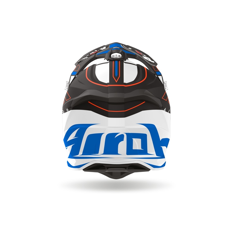 Casco de motocross Airoh Strycker Skin azul mate liquidación