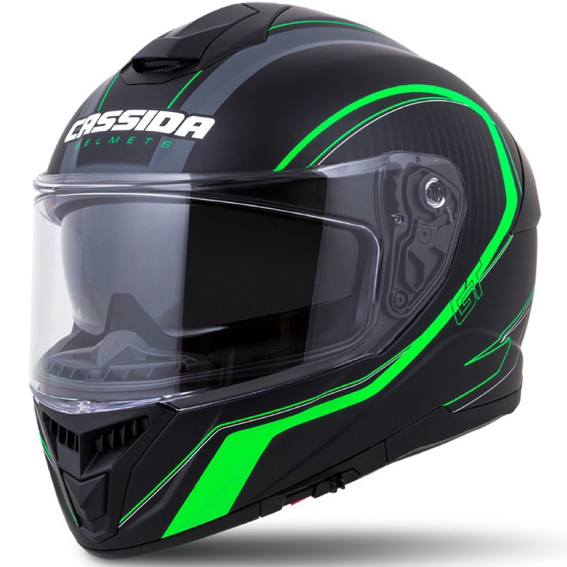 Casco integral Cassida Integral GT 2.0 Reptyl negro-gris-verde