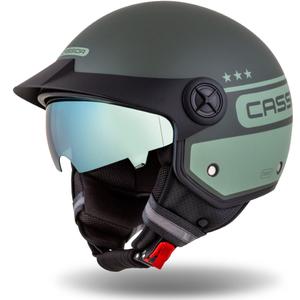 Casco de moto Cassida Handy Plus Chief abierto verde