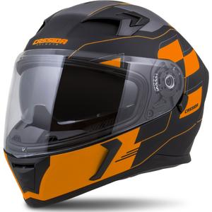 Casco integral Cassida Integral 3.0 RoxoR negro-naranja