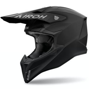 Casco de motocross Airoh Wraaap Color negro mate