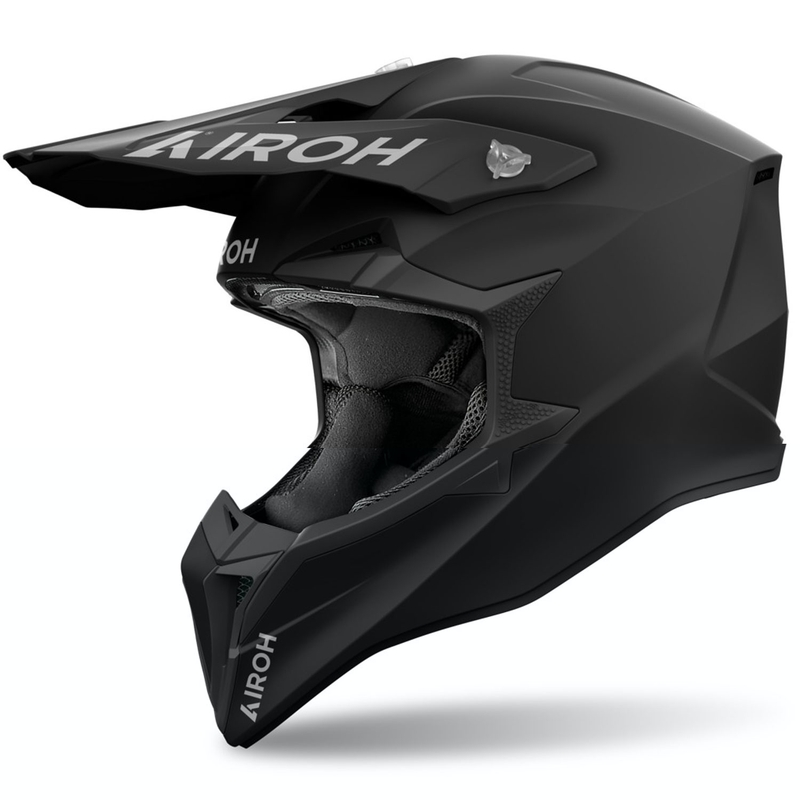 Casco de motocross Airoh Wraaap Color negro mate