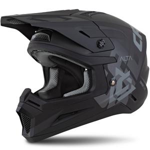 Casco de motocross Cassida Cross Cup 2 Alta negro-gris mate