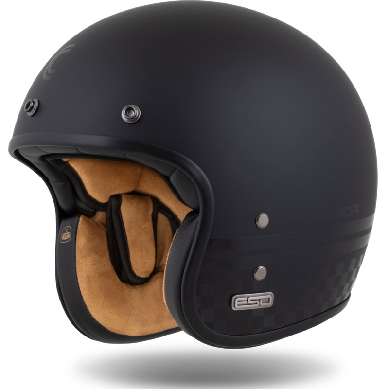 Casco abierto Cassida Eso Forty Nine negro mate