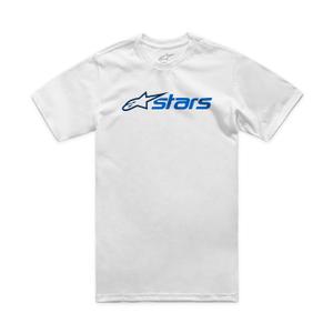 Camiseta Alpinestars Blaze 2.0 CSF blanco-azul