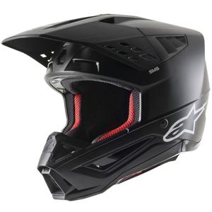 Casco de motocross Alpinestars S-M5 Solid negro mate