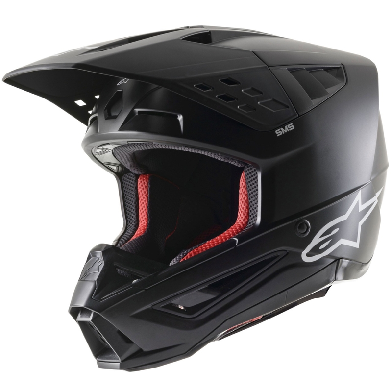 Casco de motocross Alpinestars S-M5 Solid negro mate