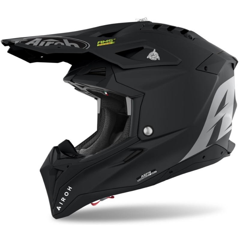 Casco Motocross Airoh Aviator 3.0 Color negro mate