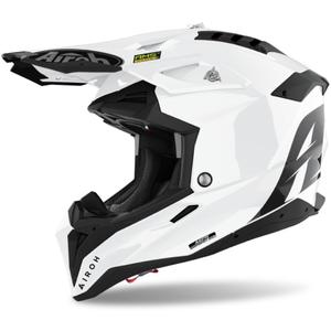 Casco motocross Airoh Aviator 3.0 Color 2024 blanco brillo