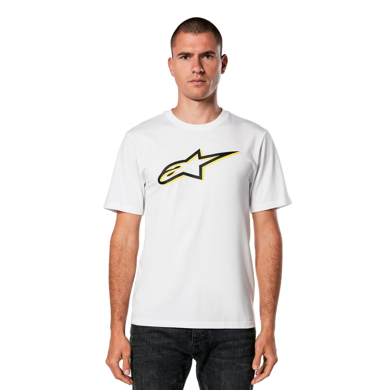 Camiseta Alpinestars Ageless Shadow CSF blanco-negro