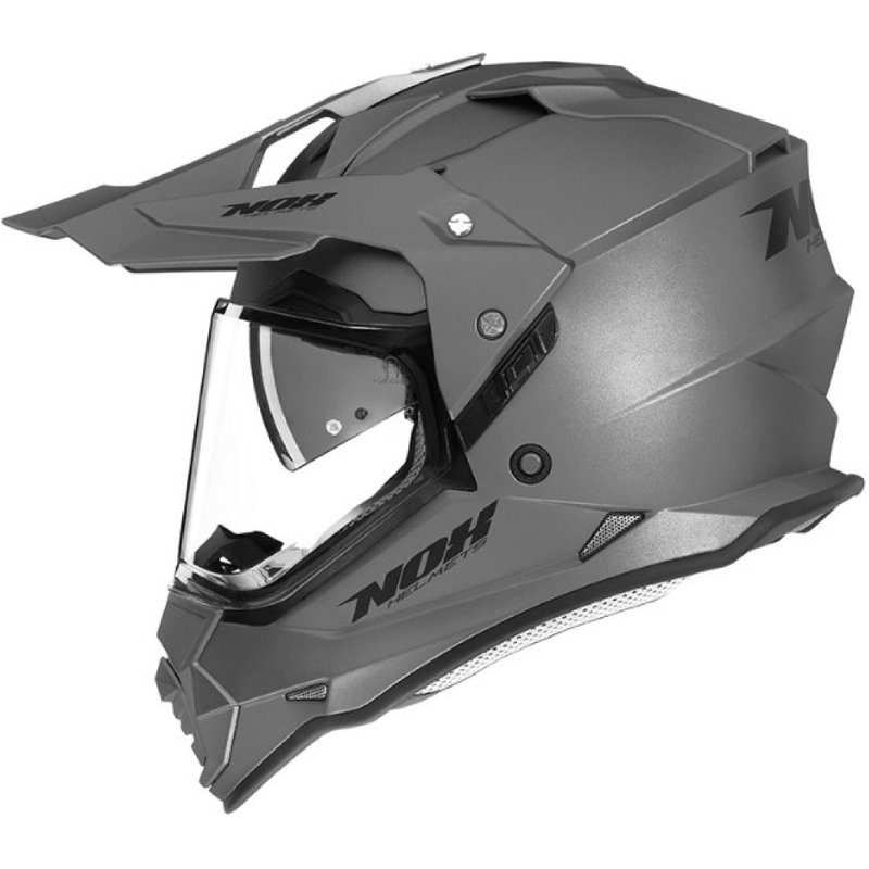 Casco de enduro NOX N312 plata