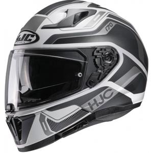 Casco integral de moto HJC I70 Lonex MC5SF blanco-gris liquidación