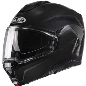Casco de moto plegable HJC I100 Solid metal negro