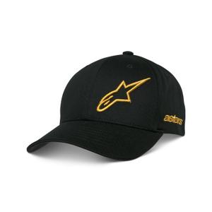 Gorra snapback Sessionized de Alpinestars en color negro y dorado