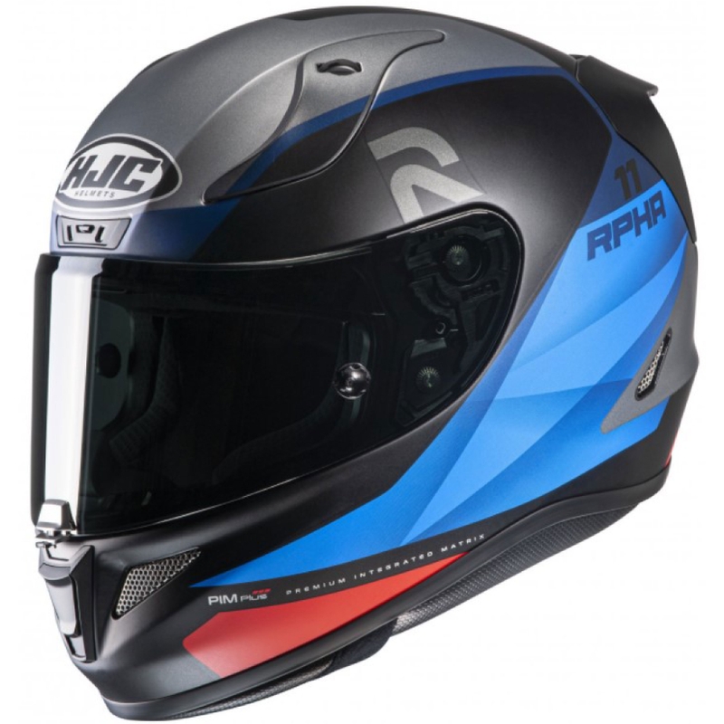 Casco integral de moto HJC RPHA 11 Texen MC2SF negro-gris-azul liquidación