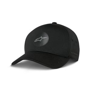 Gorra con visera ajustable Radius de Alpinestars, color negro