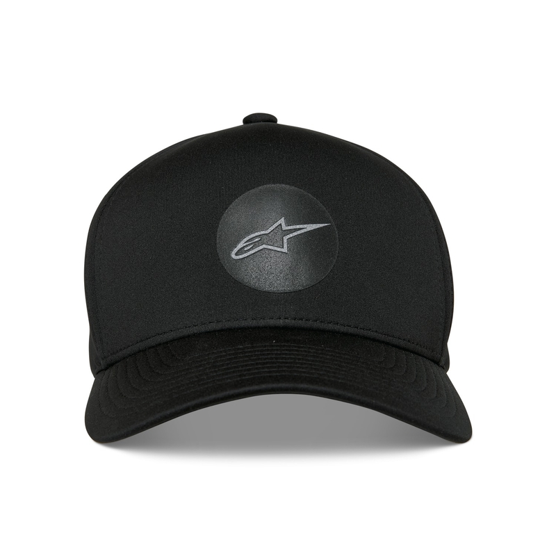 Gorra con visera ajustable Radius de Alpinestars, color negro