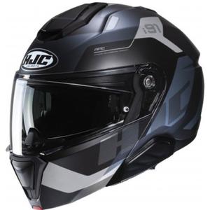 Casco abatible HJC i91 Carst MC5SF negro y azul