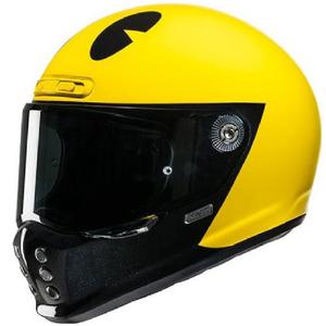 Casco integral de moto HJC V10 Pac-man Bandai Namco amarillo