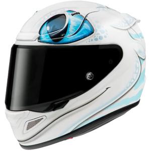 Casco integral HJC RPHA 12 Light Fury Universal blanco-azul